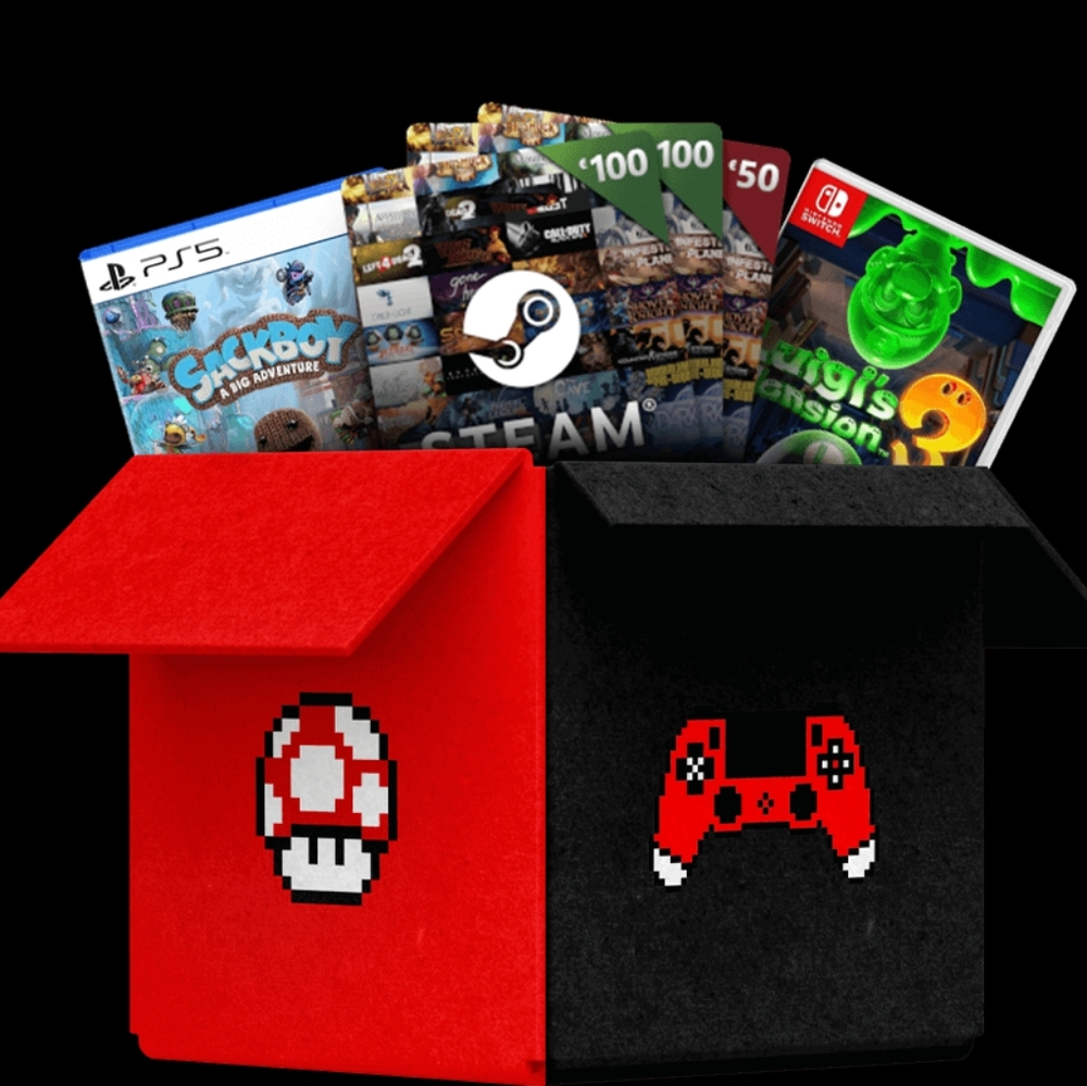 Brand New gamers box comes with game headset and much more. All brand new items